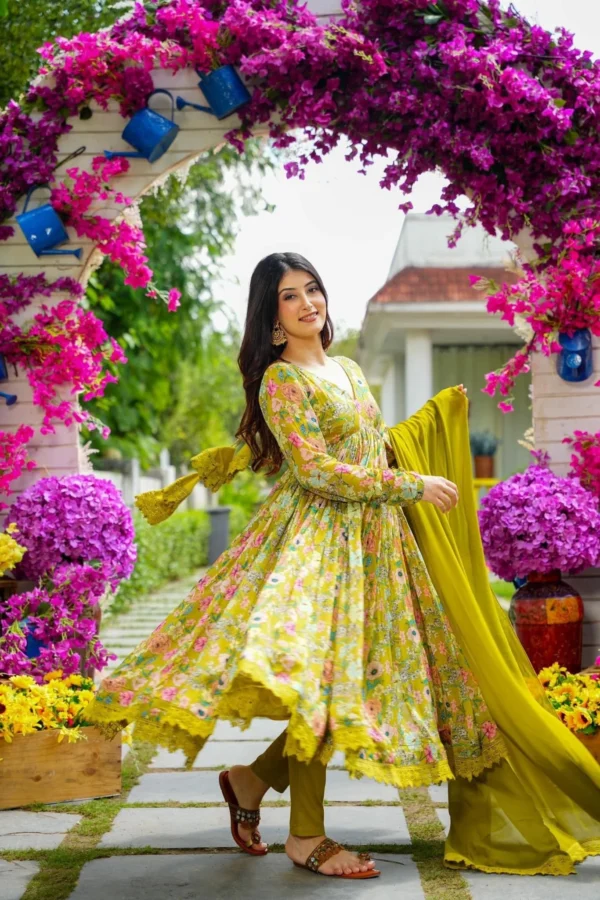 the best floral frock suit available in delhi